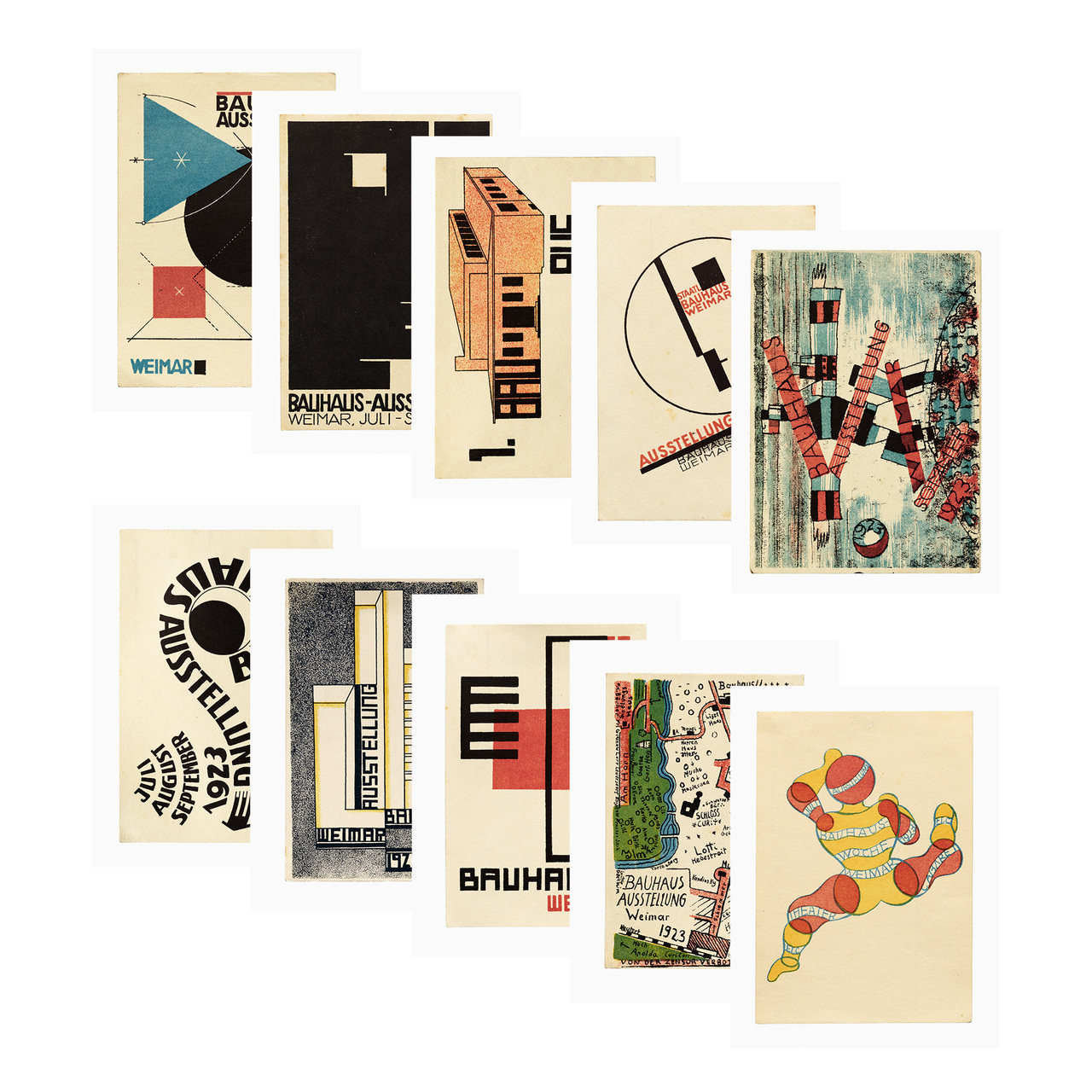 Bauhaus Postcards - Letterform Archive