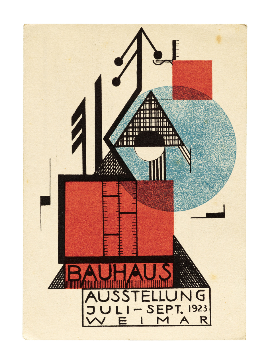 László Moholy-Nagy 1923 Bauhaus Exhibition Poster