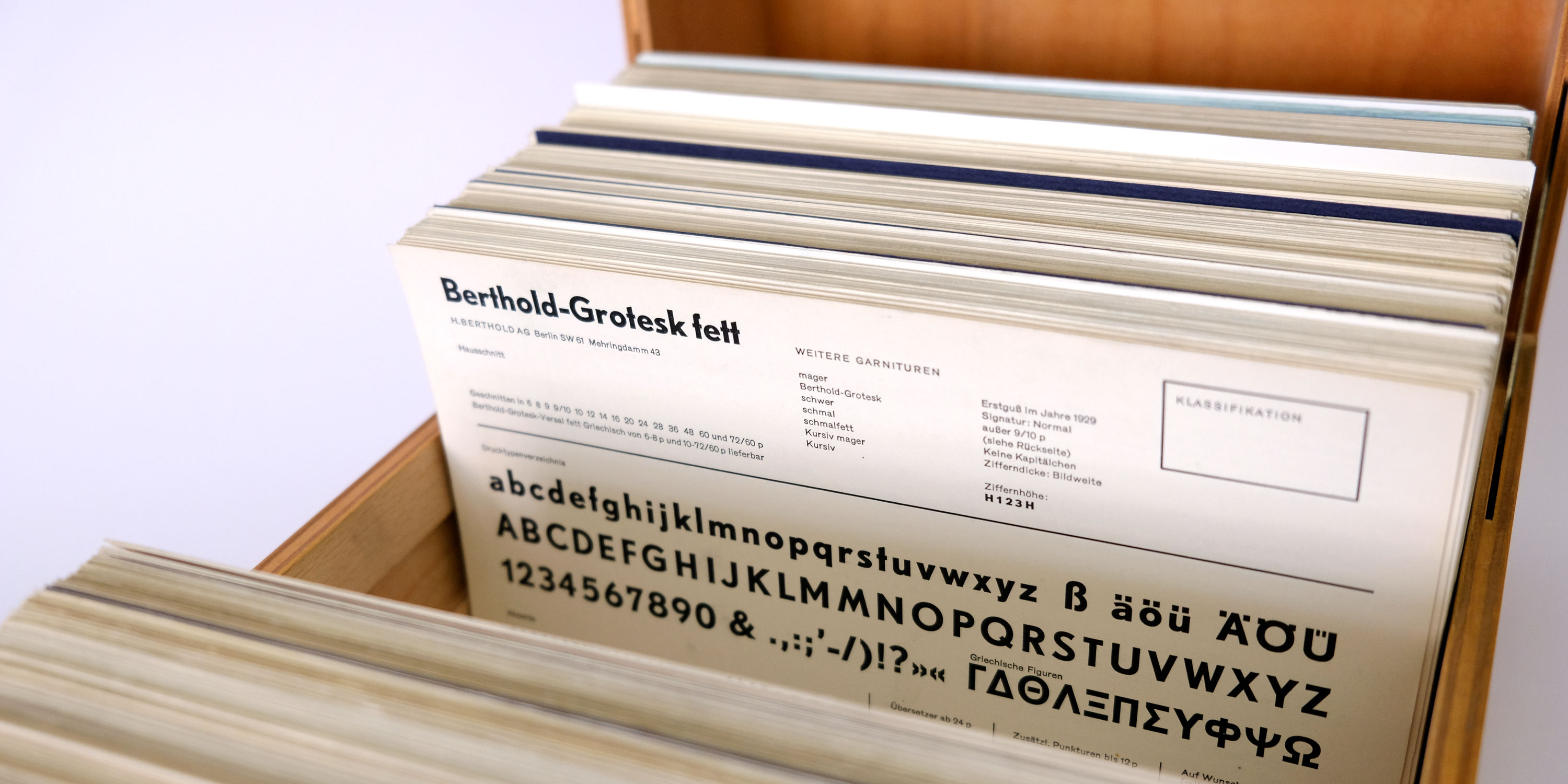 This Just In: Schriftenkartei, a Typeface Index - Letterform Archive