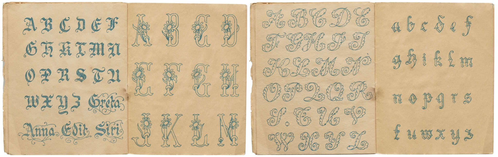 Threading Wicker Letters For Your Reference: Threading Letters - Letterform Archive