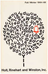 Elaine Lustig Cohen, catalog for Holt, Reinhart and Winston, NY, 1964.