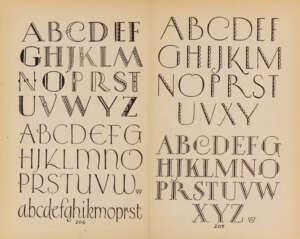 Hermilo Lettering Art Deco | Letterform Archive