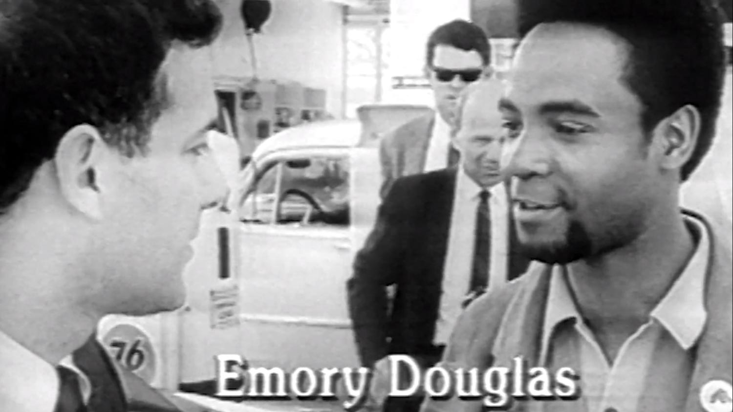 Emory Douglas, late 1960s film footage, Emory Douglas: The Art of the Black Panthers