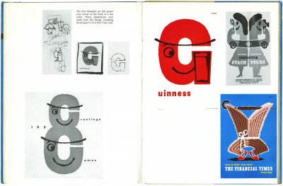 Abram Games, Guinness G poster, ca. 1956. As seen in Abram Games, Over My Shoulder: Graphic Design by A. Games, Studio Books, London, 1960.
