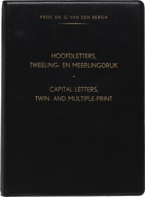 Capital Letters, Twin- and Multiple-Print by G. Van den Bergh, 1958.