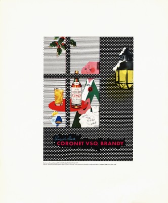 Season's Best: Coronet VSQ brandy advertisement for Coronet Brandy Company, ca. 1945.