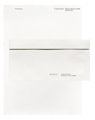 Paul Rand Inc letterhead, 1960-1980.