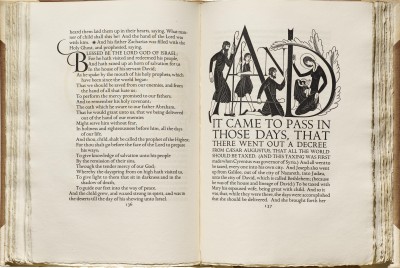 Eric Gill, The Four Gospels, Golden Cockerel Press, 1931