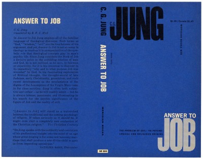 Elaine Lustig Cohen, paperback cover for Answer to Job, Meridian Books, New York, 1959.
