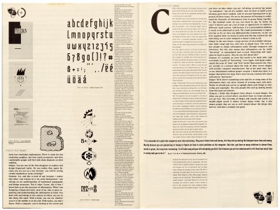 Pages 30–31, Emigre #11, Berkeley, Emigre Graphics, 1989.