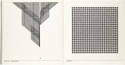 Timm Ulrichs, Zusammenfassung and [Untitled] in Visuelle Poesie, ca. 1968.