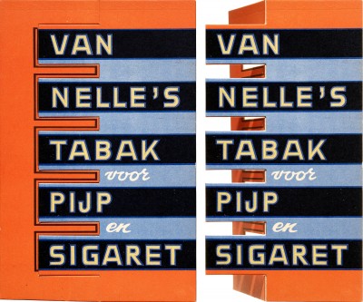 Jacob Jongert, Van Nelle's tobacco point of sale standing sign, Rotterdam, ca. 1930.