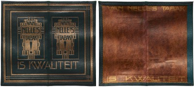 Jacob Jongert, Van Nelle's leather tobacco pouch, Rotterdam, ca. 1925.