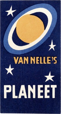 Jacob Jongert, Van Nelle's Planeet coffee label, Rotterdam, ca. 1930.