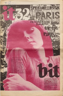International Times (IT), No. 32, 1968, with alternate title “Bit” as a reference to computers and information processing.