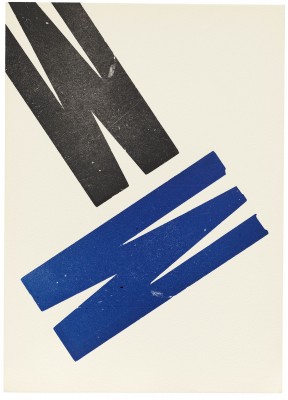 Untitled print, The Rebel Albert Camus portfolio, Jack Stauffacher, 1969. Collection of Letterform Archive.