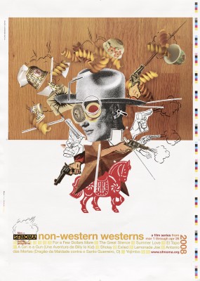 Martin Venezky / Appetite Engineers, SFMoMa Film Series: Non-Western Westerns, 2008.