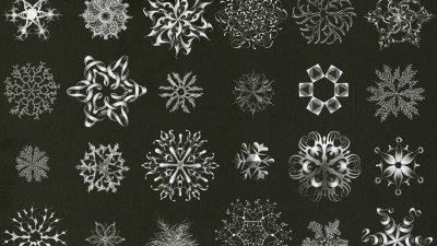 Marian Bantjes, Saks Snowflakes for Saks Fifth Avenue, 2007, as seen in Pretty Pictures, Metropolis Books, 2013.
