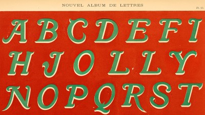 Paul Fleury, Romaine Batardée, Nouvel Album de Lettres Peintes, Paris, 1903.