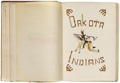 Dakota Lettering for The Indians’ Book, 1907. Collection of Letterform Archive.