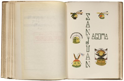 San Juan and Acoma Lettering for The Indians’ Book, 1907. Collection of Letterform Archive.