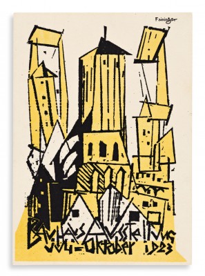 Lyonel Feininger, Bauhaus Austellung Juli - Sept. 1923 Weimar, Weimar, 1923.