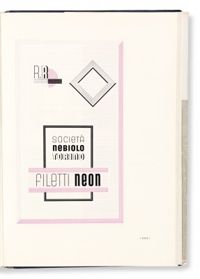 Campionario Caratteri e fregi tipografici: segni, filetti, numeri., Societa Nebiolo, Torino, ca. 1956.