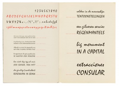 Mistral, Amsterdam Type Foundry, ca. 1956