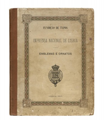 Imprensa Nacional / National Printing Office, Emblemas e ornatos (Emblems and ornaments), Lisbon, 1895.