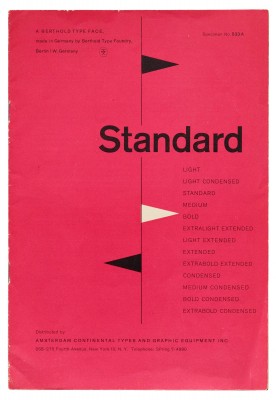 Standard, Berthold, ca. 1956