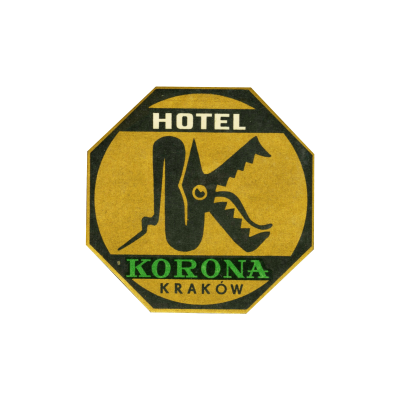 Hotel Korona Kraków, ca. 1960s–70s.