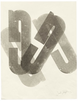 “G” Series, Jack Stauffacher, date unknown. Collection of Letterform Archive.