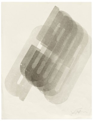“G” Series, Jack Stauffacher, date unknown. Collection of Letterform Archive.