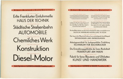 Specimen for Erbar-Grotesk, Ludwig & Mayer, ca. 1930