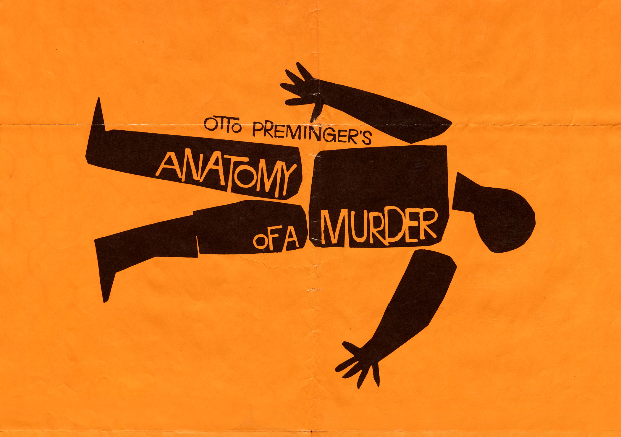 Saul Bass, Anatomy of a Murder, 1959.